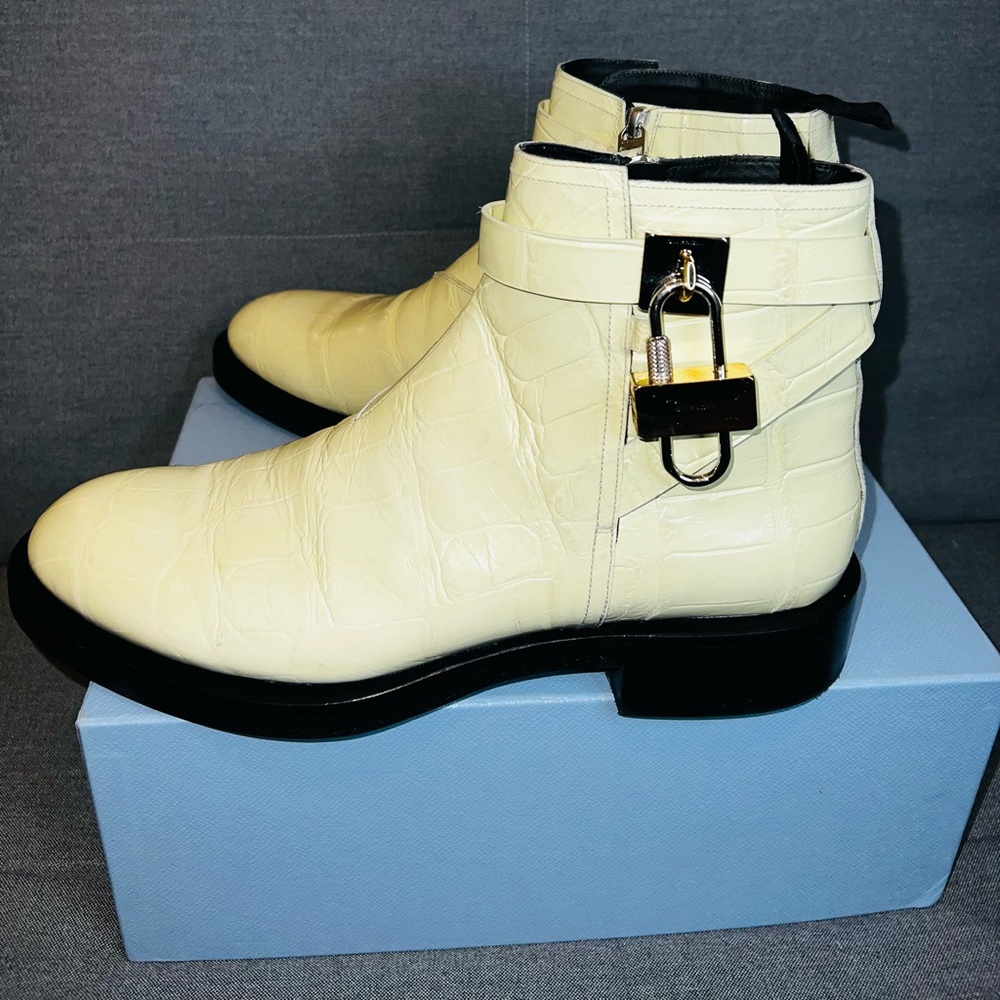Givenchy Croc Embossed Leather Boot (NWT)! - Picture 4 of 13